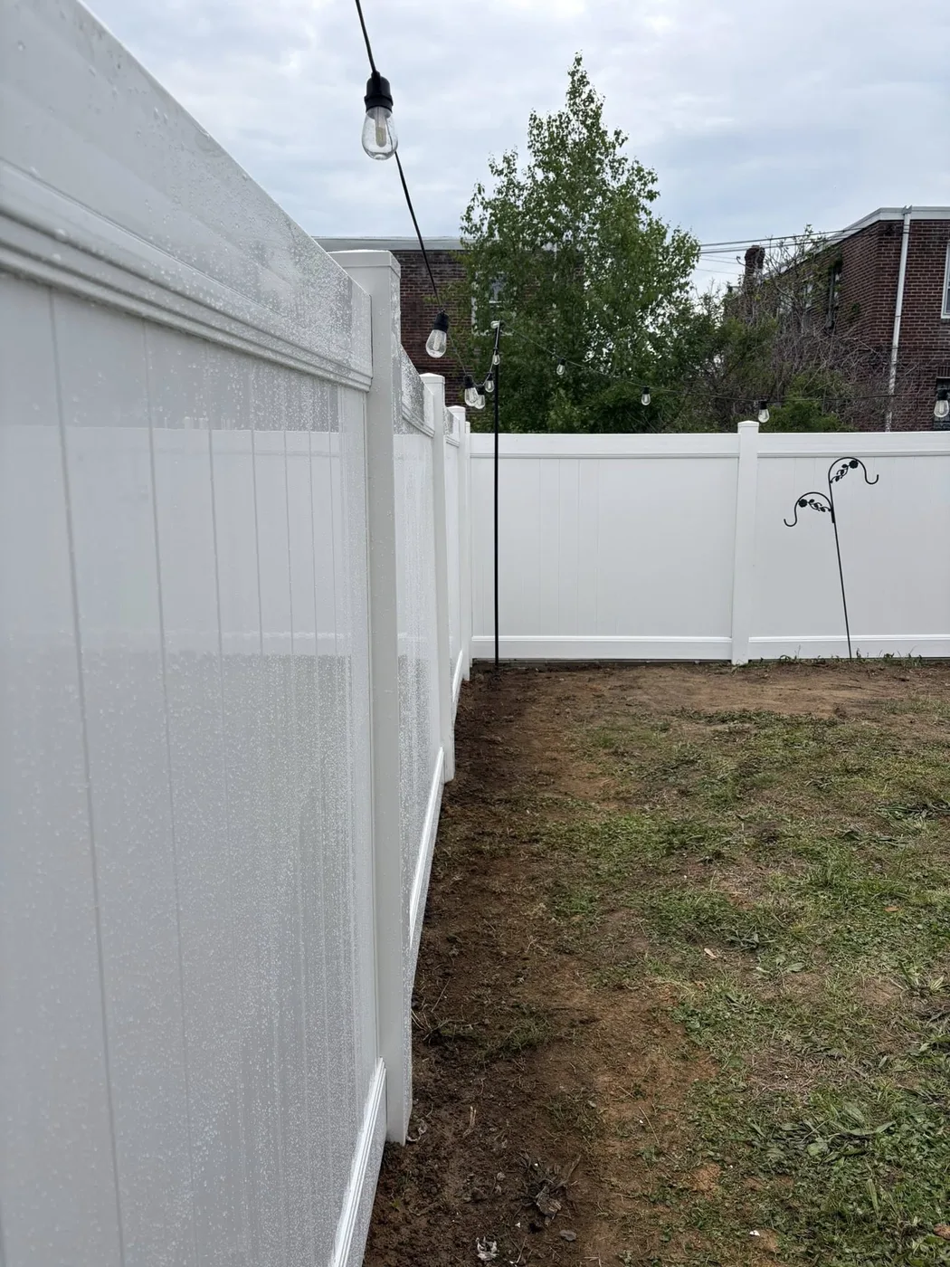 Recent fence install